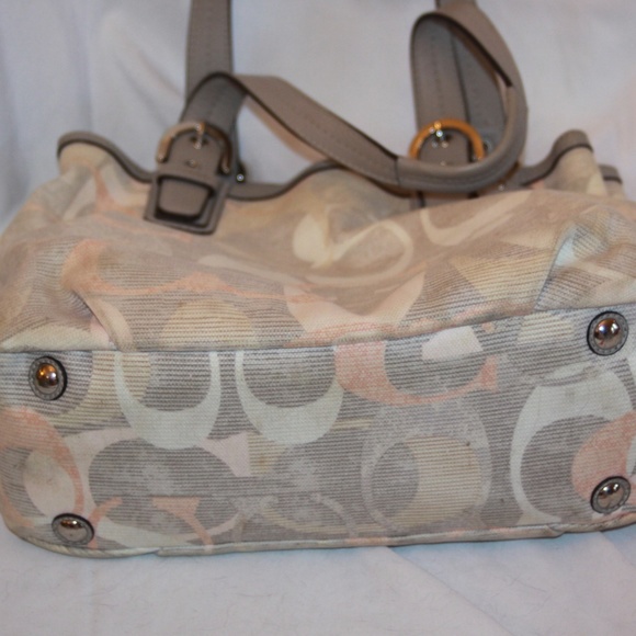 Coach 19268 F19268 Soho Signature Optic Linen Purse - Picture 5 of 7